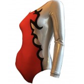 Body con maniche B2126_