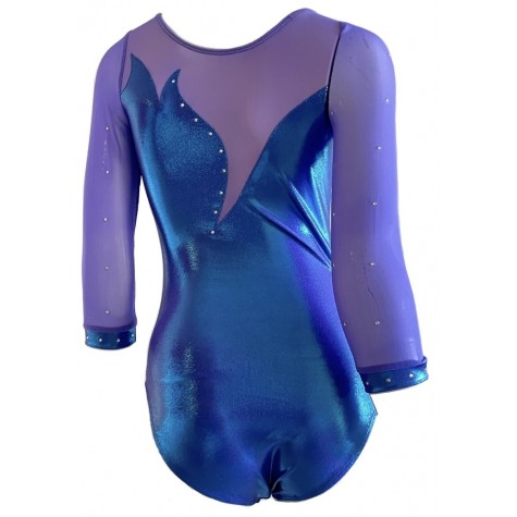 Body con maniche B2232_YE414