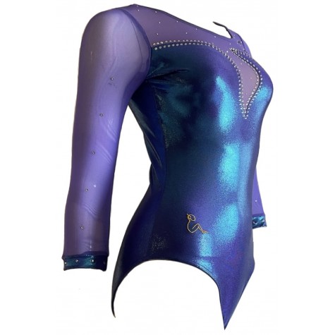 Body con maniche B2232_YE414